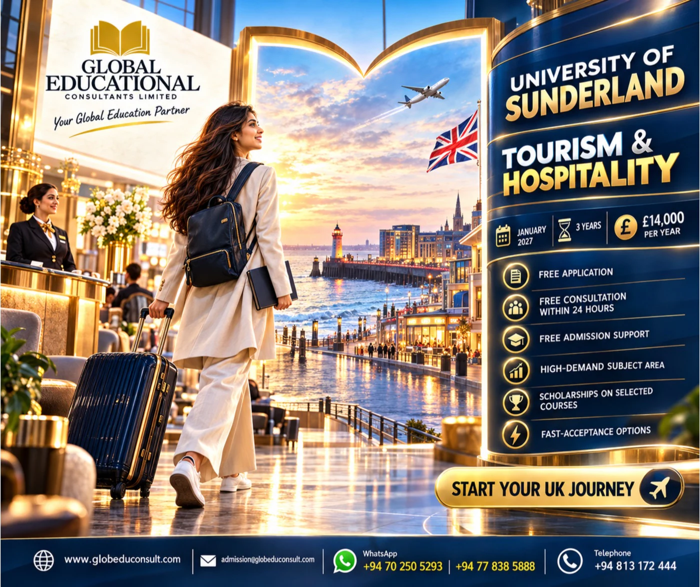 Affordable Tourism & Hospitality Degree — 2027