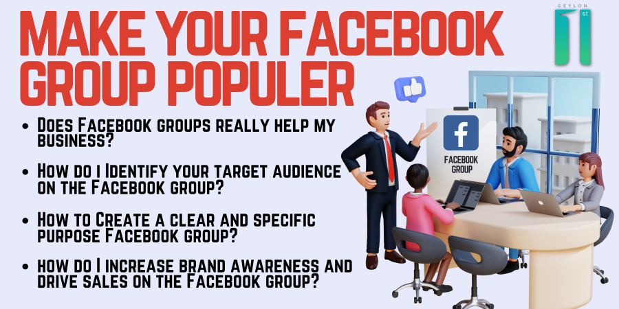 Make Your Facebook Group Popular | Ceylon First