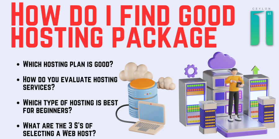 How do i find good hosting package | Ceylon First