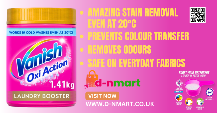 Vanish Gold Oxi Action Laundry Booster and Stain Remover Powder for Colours