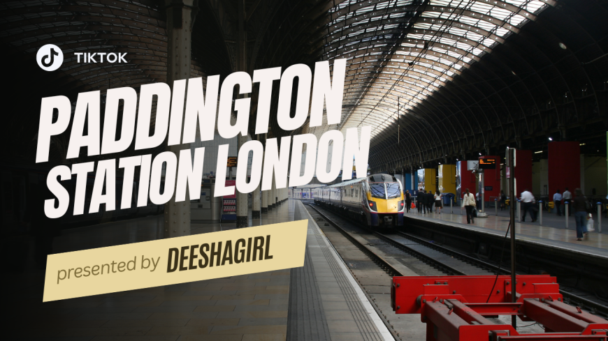 Tik Tok Paddington Station London