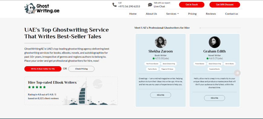 eBook Ghostwriting Service | Ghostwriting AE